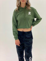 Women's Odd Look Cropped Hoodie